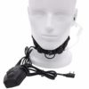 K Interface 2 Pin Most Radios Z Tactical Throat Mic Z003 Peltor PTT Headset
