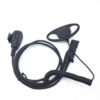 Motorola XIR P6600 6620 MTP3250 E8608 Radio Police Military Remote PTT Mic Earphone Curve B Shape - Image 2