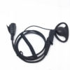 Motorola XIR P6600 6620 MTP3250 E8608 Radio Police Military Remote PTT Mic Earphone Curve B Shape