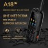 New A18 3G Radio UHF Intercom IP68 WCDMA / GSM Android4.3 work with Real-ptt or Zello A17 Upgrade POC Public netowrk Intercom