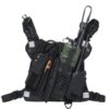 Baofeng TYT Wouxun Motorola Harris PRC-152UV Walkie Talkie Chest Pocket Harness Front Pack Pouch Holster Vest Rig Carry