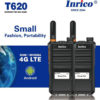 Latest Inrico T620 4G LTE Dual SIM Card Two-way Radio Ptt Zello Android 7.0 GPS WIFI Network Walkie Talkie
