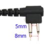 Motorola GP68 GP88 GP88S GP300 CP150 CP200 PMMN4013 2 Pin Remote Speaker Microphone PRO1150 PMR446 CLS1450 - Image 2