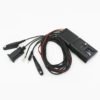 Universal RIB-Less 5 IN 1 Programming Cable HKN9857 For Walkie Talkie Motorola GM300 GP328 GP340 GP3688 GP88 CP140 Two Way Radio