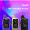 HF 3A MINI Walkie talkie VOX voice control UHF 400-480MHz 99CH Ultra-small radio Transceiver with Earpiece Free headphones