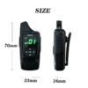 HF 3A MINI Walkie talkie VOX voice control UHF 400-480MHz 99CH Ultra-small radio Transceiver with Earpiece Free headphones - Image 3