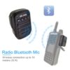 Bluetooth Wireless Speaker Microphone For Kenwood Motorola Baofeng TYT Wouxun Anytone Two-Way Radio - Image 3