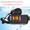 Recent RS-507M VHF Mobile Marine GPS Radio Float Class D Weather Channel with Alert 25W Walkie talkie