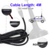 Magnet Base 26-28MHz CB Radio Antenna Mag-1345 with 4 meters feeder Cable Center 27MHz high gain PL259 connector with 4M Coaxial cable magnetic antenna for Citizen Band Radio - Image 3