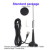 Magnet Base 26-28MHz CB Radio Antenna Mag-1345 with 4 meters feeder Cable Center 27MHz high gain PL259 connector with 4M Coaxial cable magnetic antenna for Citizen Band Radio - Image 6