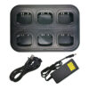 Walkie Talkie Six-Way Multi Unit Charger with AC Adapter for Baofeng UV-82 UV-8 UV-89 - Image 3