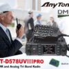 AT-D578UVIIIPro Anytone Pro GPS APRS PTT Bluetooth Digital Mobile Transceiver DMR Commercial Radio communicator for truck taxi