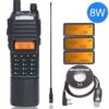 Baofeng UV-82 Radio 3800mAh Battery Car Charger Speaker Microphone Programming Cable Security Headset USB Charger High Gain Antenna - Image 5