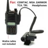 U94 PTT cable Suitable for Baofeng UV-9R BF-A58 GT-3WP R760 UV-82WP walkie talkie，Suitable for Z tactical Bowman Elite II HD03 HD01 HD02 NATO headset