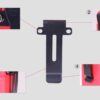 Back Clip Metal Durability for Kenwood TK3118 TK308 TK208  TK308 TH22AT TH42AT TK2118 Baofeng UV5R - Image 3