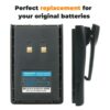 Kirisun 1200mAh Battery for Radio PT4200 PT5200 PT558 PT668 PT558S PT-558 PT-558S PT-4200 Walkie Talkie - Image 6