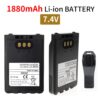 ICOM 1880mAh 7.4V BP272 Battery for IC-31A 31E 51A 51E ICOM Radio with Belt Clip