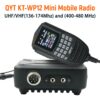 QYT KT-WP12 Mobile Radio VHF UHF Dual Band Car Transceiver