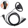 XQF 2.5mm Police Security Headset D-Ring Earpiece Earphone for Motorola CB Radio Walkie Talkie TLKR T5 T7 MD200 XTR446 T6500