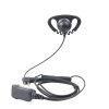 HKLN4599 HKLN4599B D-Style Earpiece Microphone 2-pins for Motorola CP100 EP450 CLS1110 - Image 2