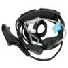 Air Tube Throat Vibration Mic Headset for Motorola Xir P8268 P8200 MTP850S DP3600 APX 2000 DGP8550 Walkie Talkie Earpiece - Image 3