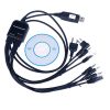 8 in 1 Programming Cable for Kenwood Motorola Yaesu Icom Handy Walkie Talkie
