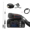 QYT KT-5000 25W Mini Radio Stations 10KM Dual Band 136-174/400-480MHZ Car Walkie Talkie with Separable Panel