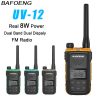 BAOFENG UV-12 Walkie Talkie Real 8W 3800mAh Dual Band 128CH Two Way Radios BF-UV12 Portable FM Radio Support Type-C Charging