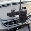 Car Holder Walkie Talkie Bracket Accessories 2in1 in Car Hand PTT Microphone Speaker Mount for Two Way Radio Mount Car Stand - Image 2