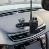 Car Holder Walkie Talkie Bracket Accessories 2in1 in Car Hand PTT Microphone Speaker Mount for Two Way Radio Mount Car Stand - Image 3