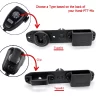 Car Holder Walkie Talkie Bracket Accessories 2in1 in Car Hand PTT Microphone Speaker Mount for Two Way Radio Mount Car Stand - Image 4