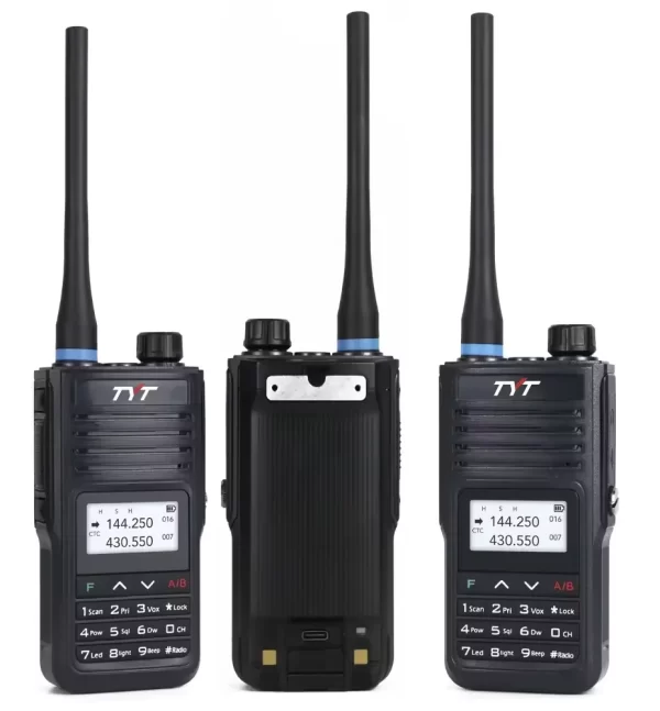 TYT TH-UV99 Dual Band IP68 Waterproof VHF UHF Walkie Talkie TYPE-C charging