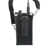 Walkie Talkie Holster Carry Case Artificial Soft Leather Pouch with Adjustable Strap for Leixen UV-25D Portable Two Way Radio - Image 2
