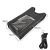 Walkie Talkie Holster Carry Case Artificial Soft Leather Pouch with Adjustable Strap for Leixen UV-25D Portable Two Way Radio - Image 3