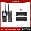 Global UNIWA P6 IP68 Rugged Walkie Talkie 4W DMR/Analog Dual Mode 2.41" 3GB+32GB 12MP 2500mAh 4G Smartphone Android 9 PTT SOS