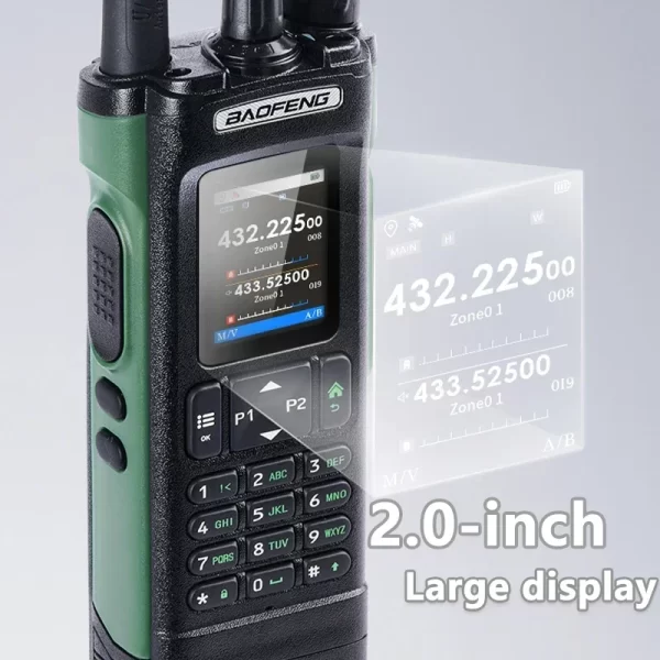 Baofeng UV 32 Walkie Talkie 10W GPS Bluetooth Programming Wireless Copy Frequency Multi Band USB-C FM AM Ham Radio - Image 6