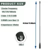 NA-320A Nagoya Soft flexible whip Antenna SMA-Female Original Tri-Band For Baofeng DM-1701A DM-32 QUANSHENG UV-K5 TYT-888 Radios - Image 4