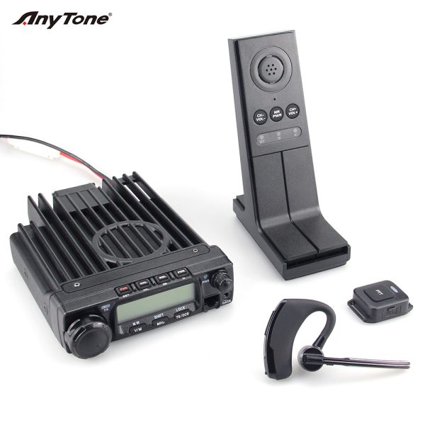 Anytone AT-588Max Mobile Radio 70W Dual Band Bluetooth Connectivity Air Band NRC 512 Channels - Image 2
