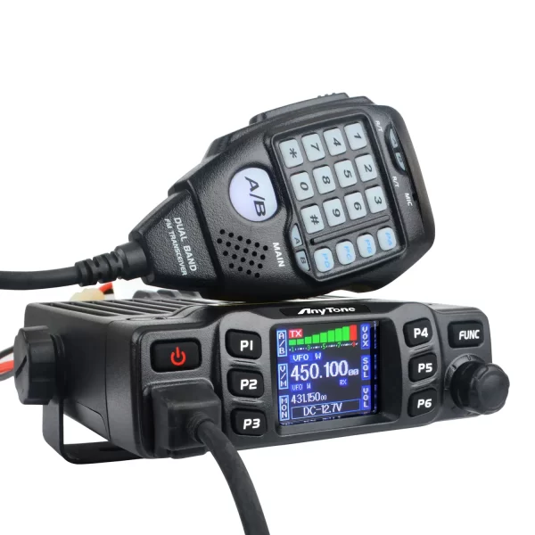 Anytone AT-778UVII GMRS VOX Dual Band 136-174MHz&400-490MHz 25Watt 200Channels 2m 70cm Amateur Analog Mobile Radio Color Screen - Image 2