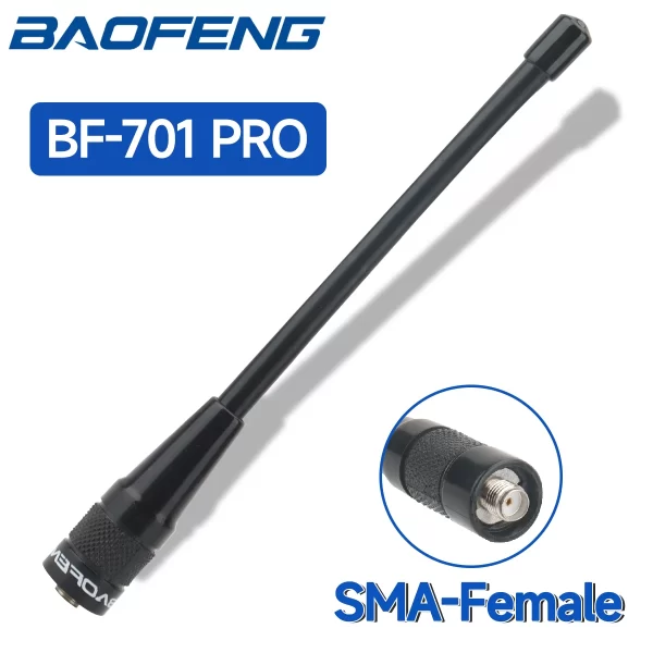 Baofeng BF-701 PRO Dual Band Antenna SMA-Female VHF UHF High Gain For Baofeng UV-5R BF-888S UV-21 PRO 5RH Quansheng UV-K6 UV-K5
