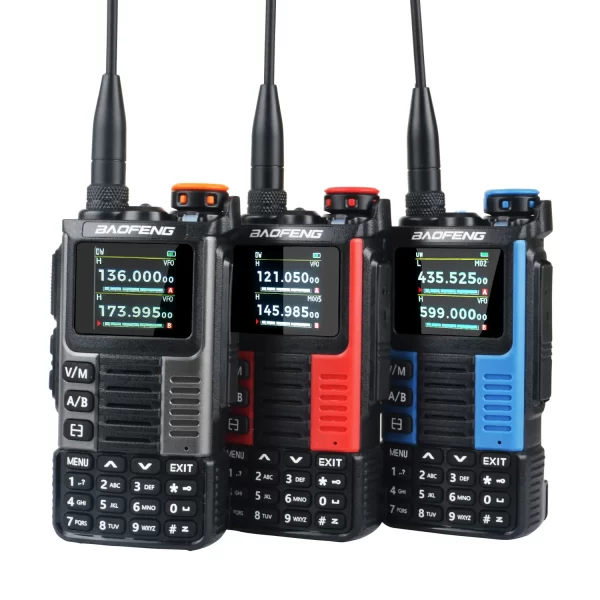 Air Band Walkie Talkie Baofeng K67 PRO Multi-band FM Dual Watch Scramble Skip Freq Amateur  GMRS Two-Way Radio K67pro W/Headset and 2600mAh Type-C Battery