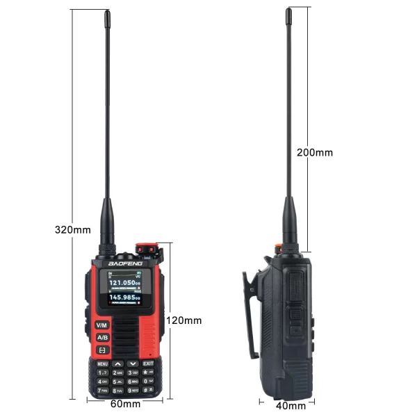 Air Band Walkie Talkie Baofeng K67 PRO Multi-band FM Dual Watch Scramble Skip Freq Amateur  GMRS Two-Way Radio K67pro W/Headset and 2600mAh Type-C Battery - Image 5