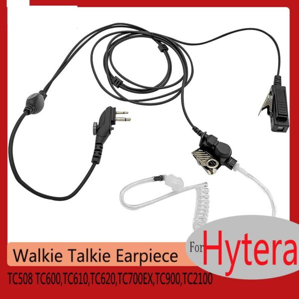 Radio Headset Earpiece for Hytera, HYT PD502, PD562, TC508, TC600,TC610,TC620,TC700EX,TC900,TC2100,PD482i,BD552i