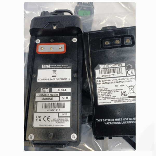 Entel HT644 VHF LCD Marine Two Way Radio - Image 3