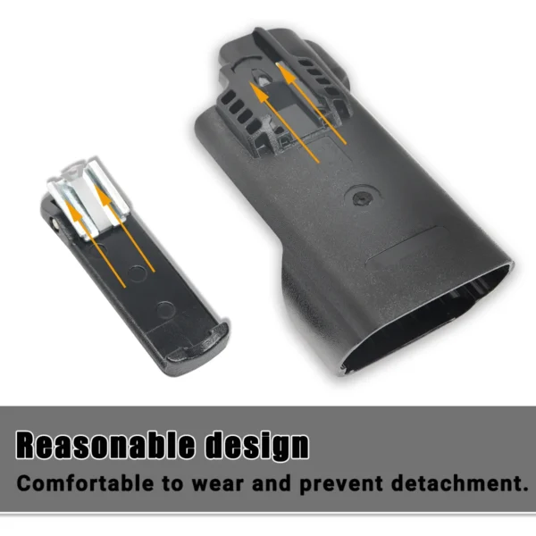 Walkie Talkie Clip Holster Carry Case Fit Motorola APX6000 APX8000 PMLN5709 PMLN5709A Holder Case Belt Clip Ham Two Way Radio - Image 4