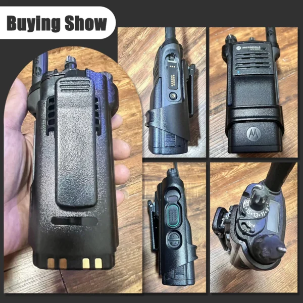 Walkie Talkie Clip Holster Carry Case Fit Motorola APX6000 APX8000 PMLN5709 PMLN5709A Holder Case Belt Clip Ham Two Way Radio - Image 6