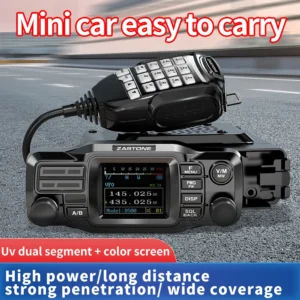 ZASTONE D500 Car Walkie Talkie 25W Mini Mobile Car Radio HF Transceiver Aviation AM Frequency Decoding Outdoor Communication