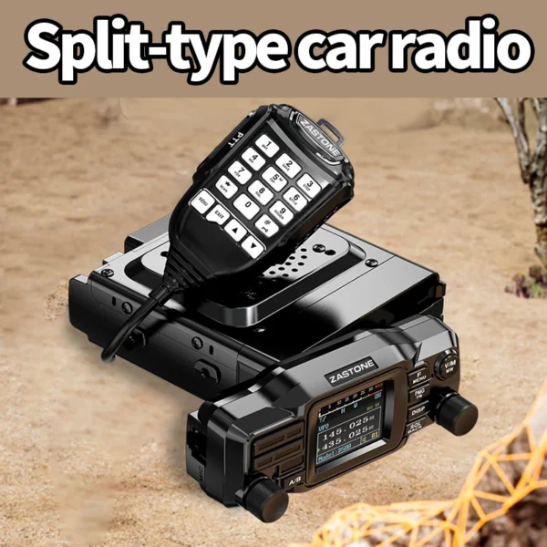 ZASTONE D500 Car Walkie Talkie 25W Mini Mobile Car Radio HF Transceiver Aviation AM Frequency Decoding Outdoor Communication - Image 4