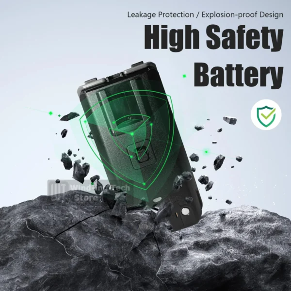 Replacement Batteries Quansheng TK11(5) Two way Radio Battery Back Clip - Image 3