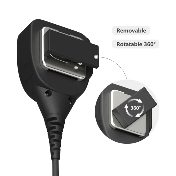 Hand Microphone Single PTT 2-Pin K-Type Walkie Talkie Speaker Compatible With Baofeng UV-32 UV-25 Quansheng Kenwood TYT Radio - Image 4